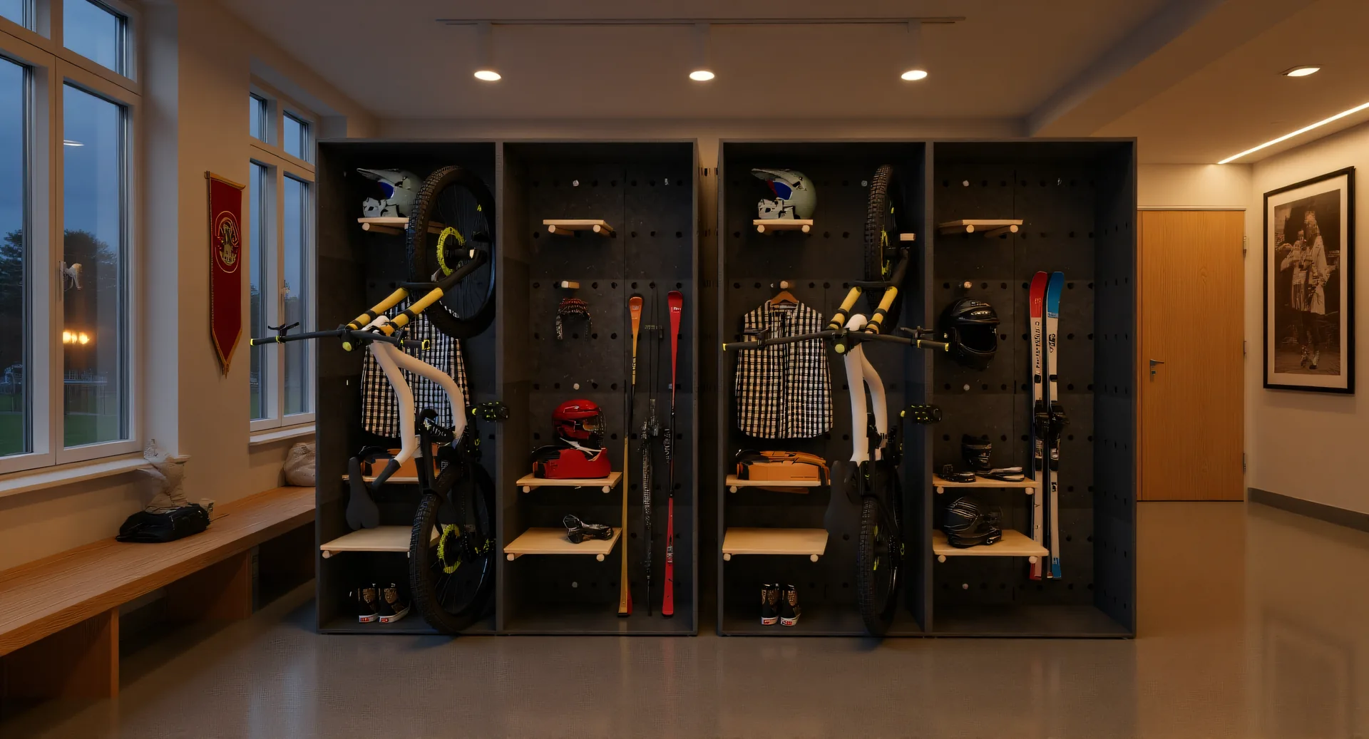 Sport Cube Locker-Reihe im Verein