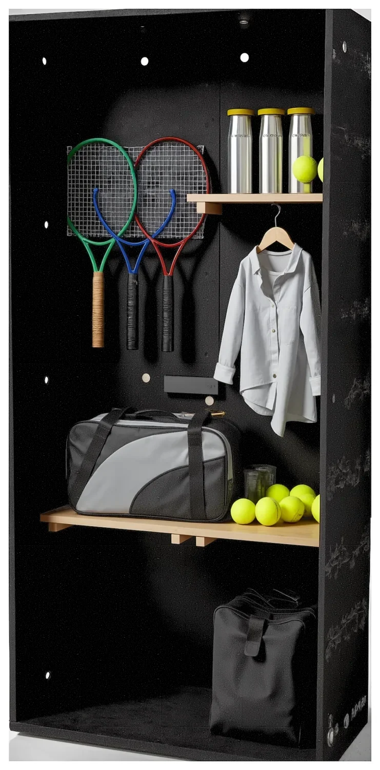 Tennis-Schrank & Tennis-Wandmodul